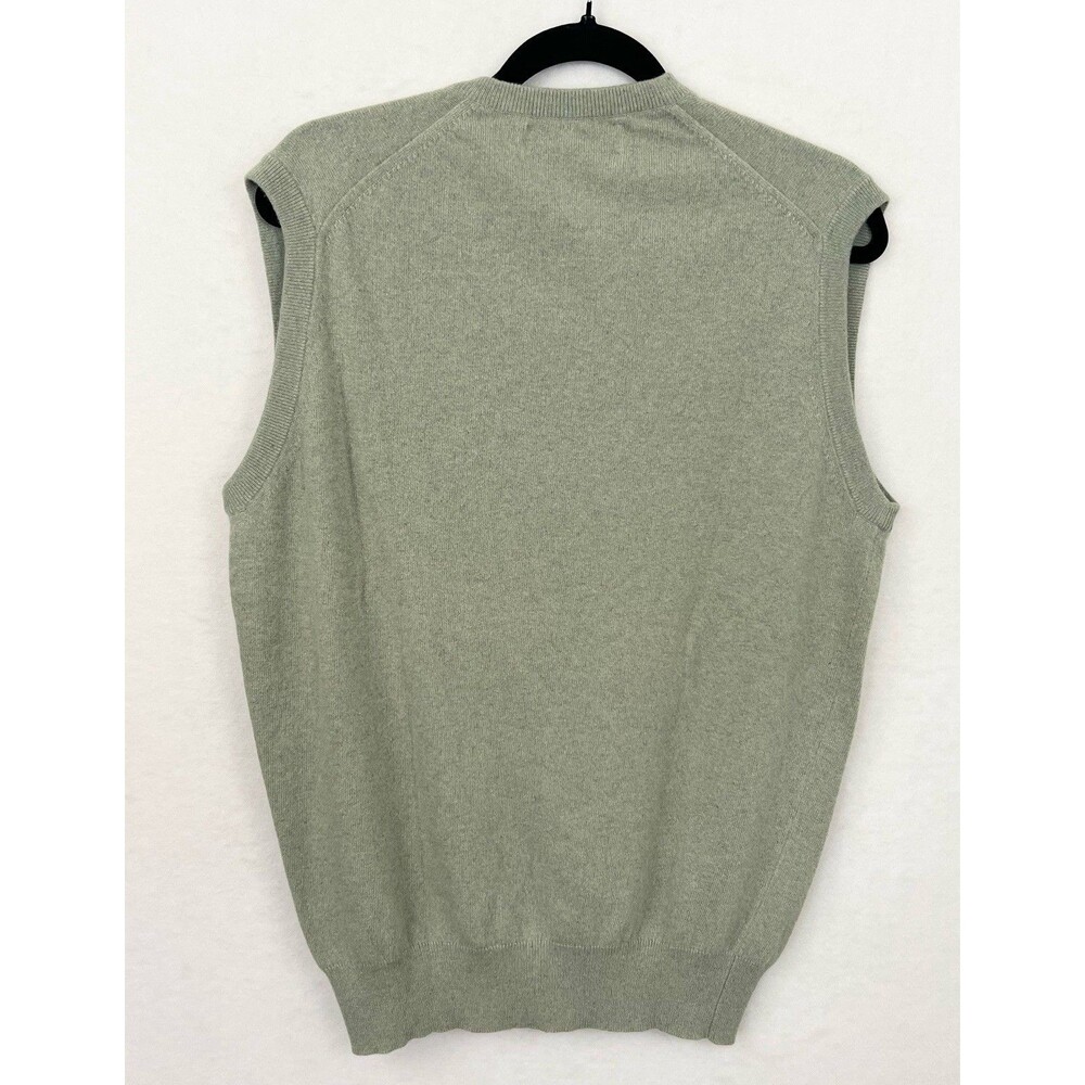 Ballantyne x Harrods 100% Cashmere Sweater Vest Scotland Men's Size 44/US L - Picture 3 of 10
